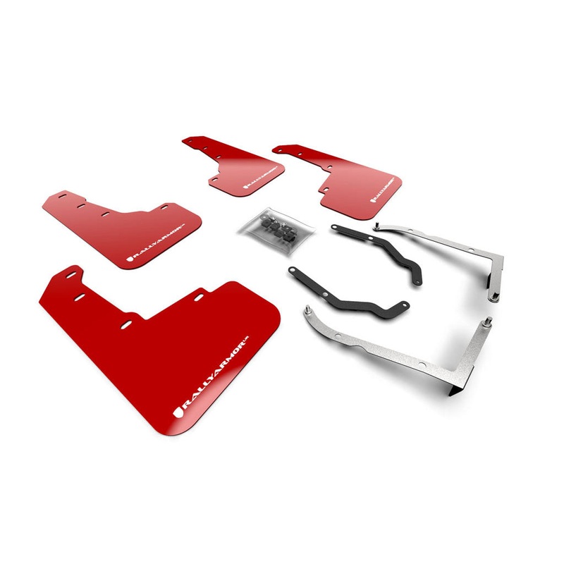 Rally Armor UR Mudflaps Red w/ White Logo – 2018-2022 Crosstrek