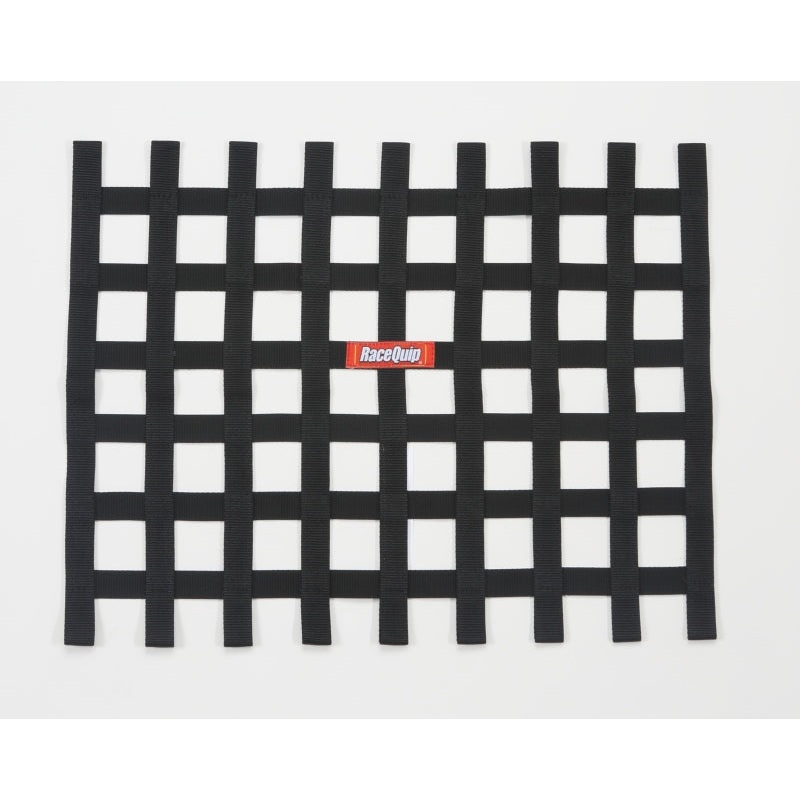 RaceQuip Black Ribbon Window Net