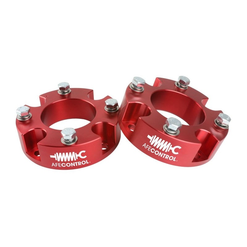 aFe CONTROL 1.875 IN Leveling Kit 22-23 Toyota Tundra – Red