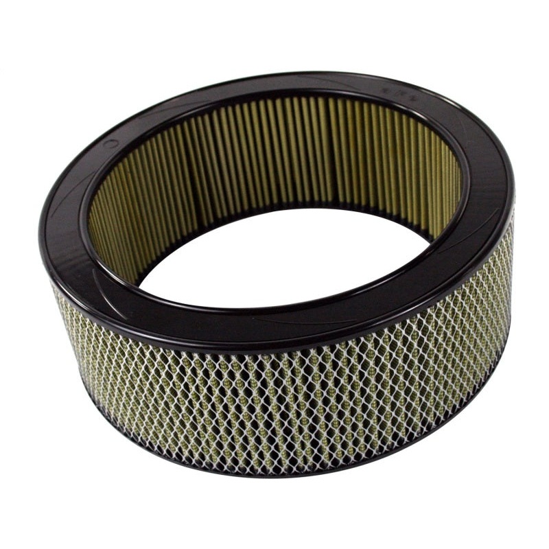aFe MagnumFLOW Air Filters Round Racing PG7 A/F RR PG7 14OD x 11ID x 5H IN with E/M