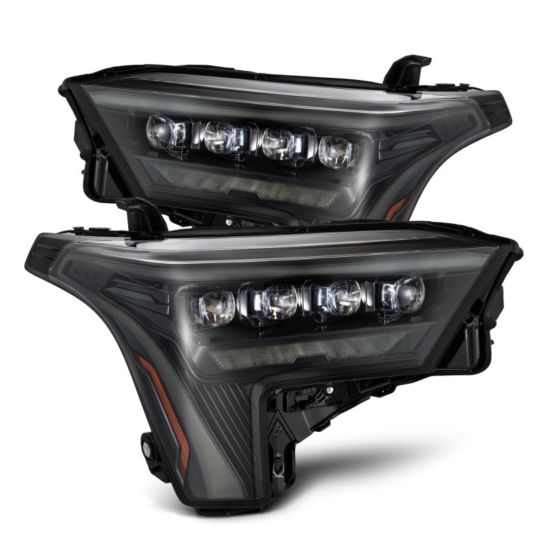 AlphaRex 22-23 Toyota Tundra NOVA-Series Headlights Alpha-Blk w/White DRL – Req 810029 OR 810030