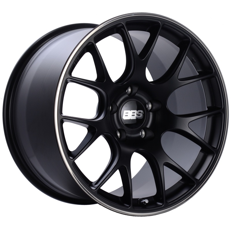 BBS CH-R 19×12 5×130 ET45 CB71.6 Satin Black Polished Rim Protector Wheel