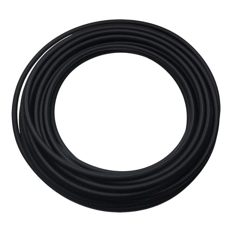 DeatschWerks 8AN Black Nylon Braided PTFE Hose – 50ft