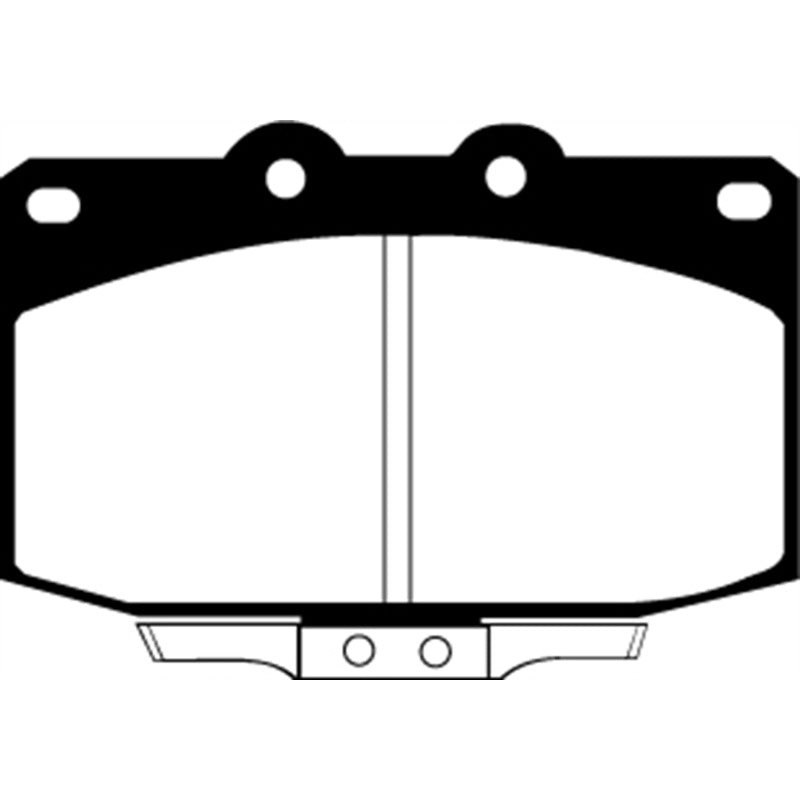 EBC 86-89 Mazda RX7 2.4 (1.3 Rotary)(Vented Rear Rotors) Ultimax2 Front Brake Pads