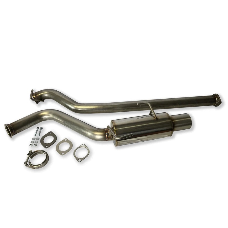ETS Single Exit Titanium Catback Exhaust Brushed Tip – 2022+ WRX
