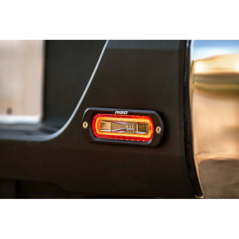 Rigid Industries Rigid SR-L Series LED Light Pod – White Halo / Flush / Pair (RIG53220)