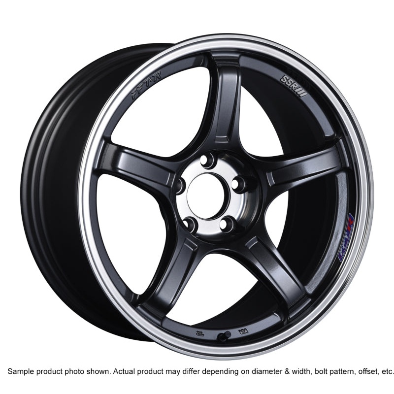 SSR GTX03 18×9.5 5×114.3 22mm Offset Black Graphite Wheel