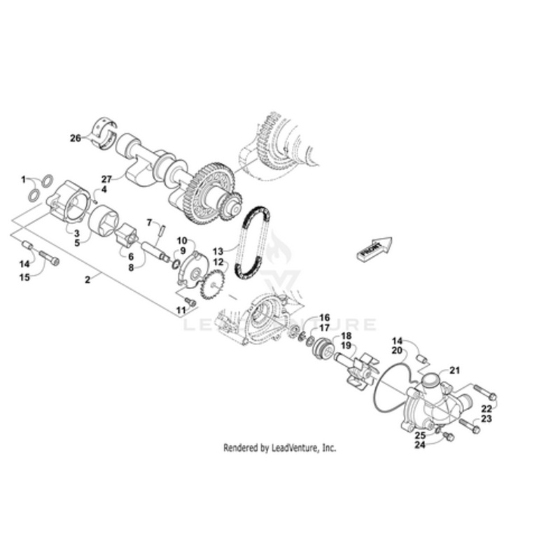 Bolt Socket 6*25 (Rb 3307-113) by Arctic Cat