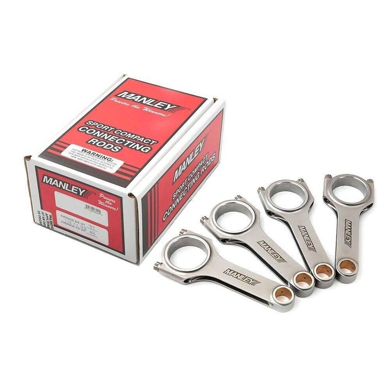 Manley Forged H Beam 130.5mm Connecting Rods Subaru STi WRX EJ205 EJ207 EJ255 EJ257