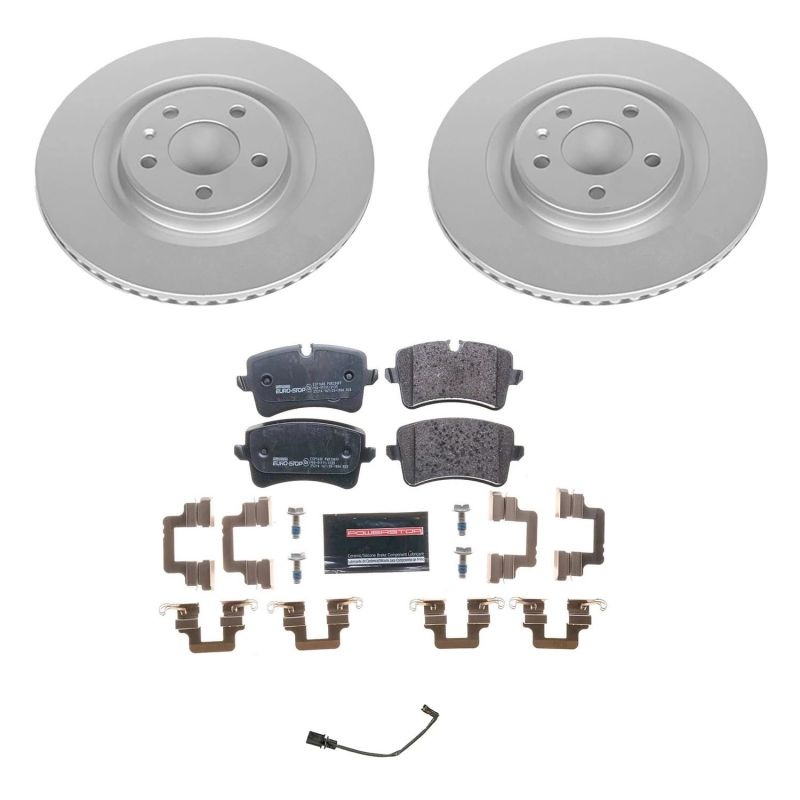 PowerStop Power Stop 2012 Audi A7 Quattro Rear Euro-Stop Brake Kit