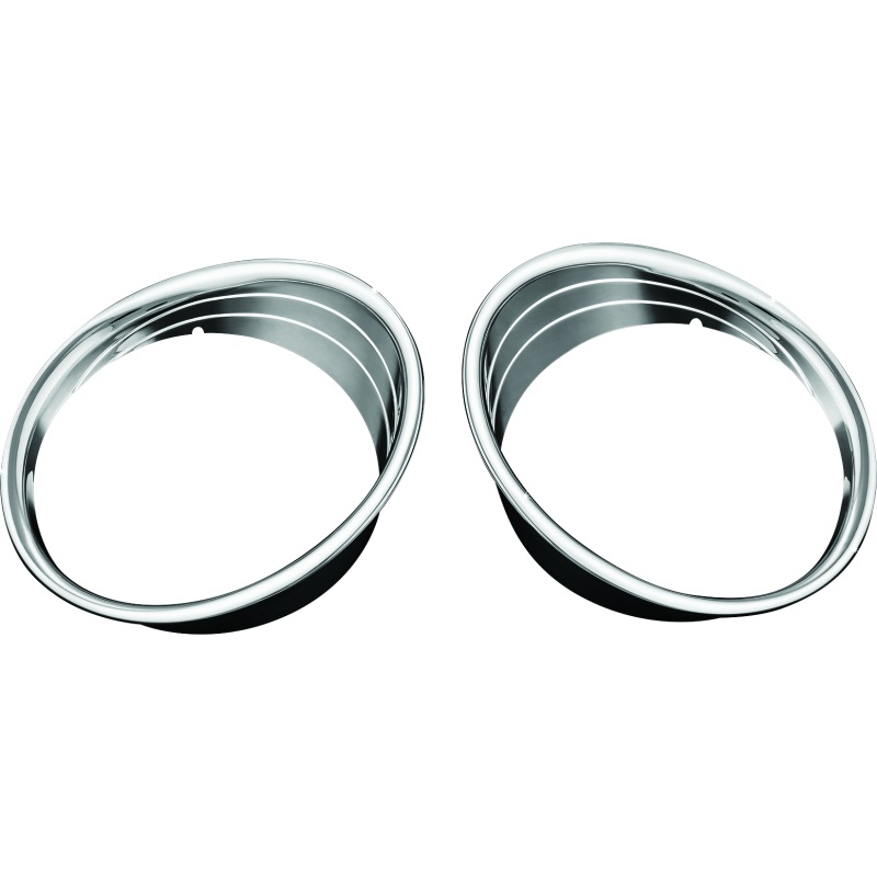 Kuryakyn Driving Light Bezels Indian Chrome