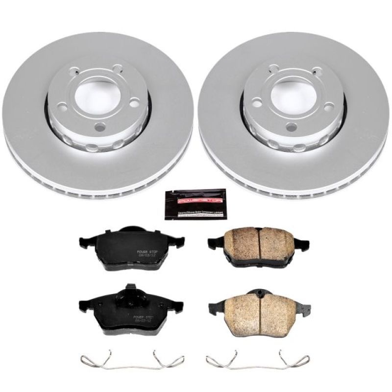 PowerStop Power Stop 96-98 Audi A4 Front Z23 Evolution Sport Coated Brake Kit
