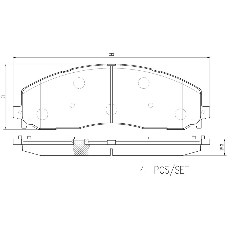 PRIME Low-Met Front Disc Brake Pad Set – P24215