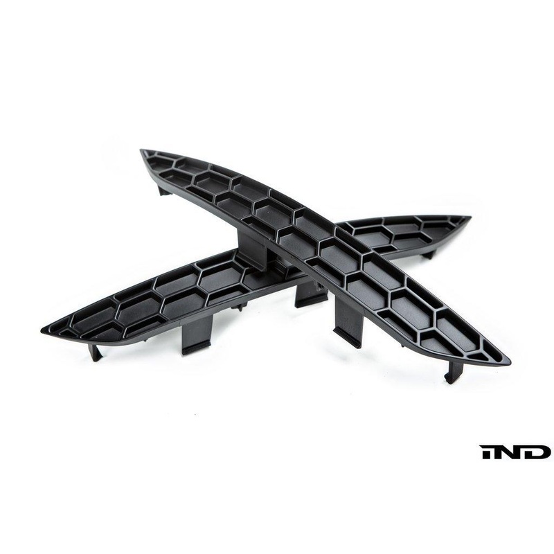 ACEXXON Audi B9 S5 Rear Reflector Insert Set – Honeycomb Matte Black