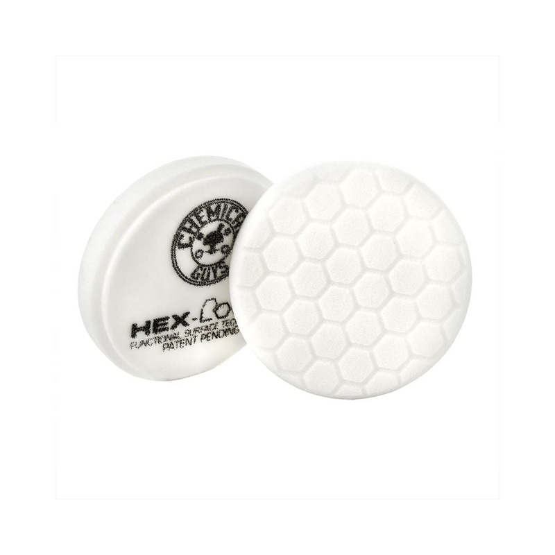 Chemical Guys Self-Centered Hex-Logic White Medium Life Polishing Pad | Universal (BUFX_104HEX)