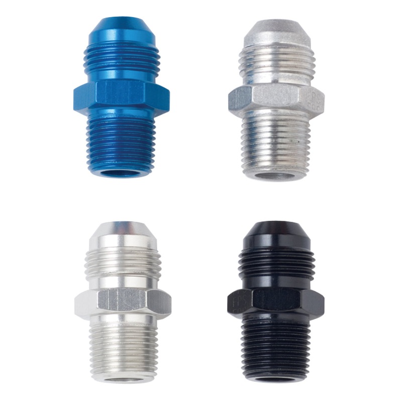 Fragola -16AN x 3/4 NPT Straight Adapter – Black