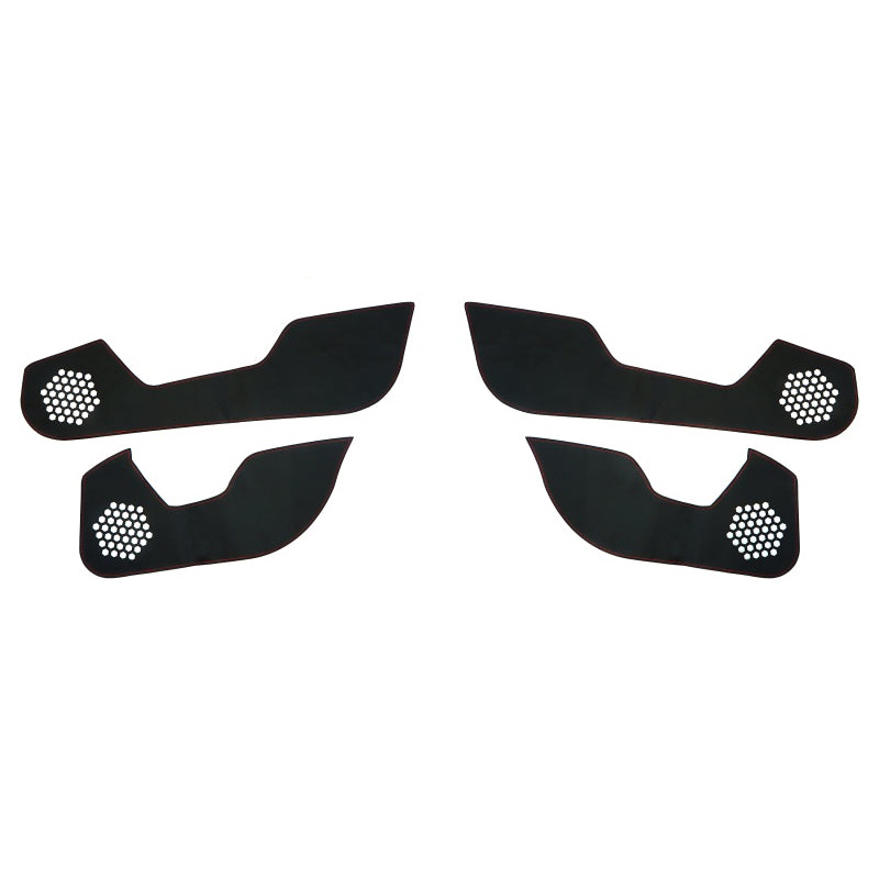 Revel GT Design Kick Panel Cover (Red Stitch) 18-19 Honda Civic Type-R / Hatchback – 4 Pieces