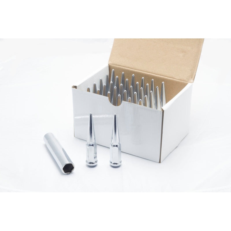 Wheel Mate Spiked Lug Nuts Set of 32 – Chrome 9/16in
