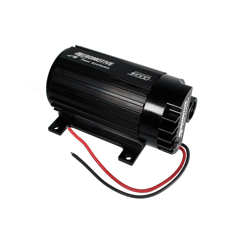 AEROMOTIVE Fuel Pump, In-Line, Signature Brushless A1000 (Pump Sleeve Includes Mounting Provisions)