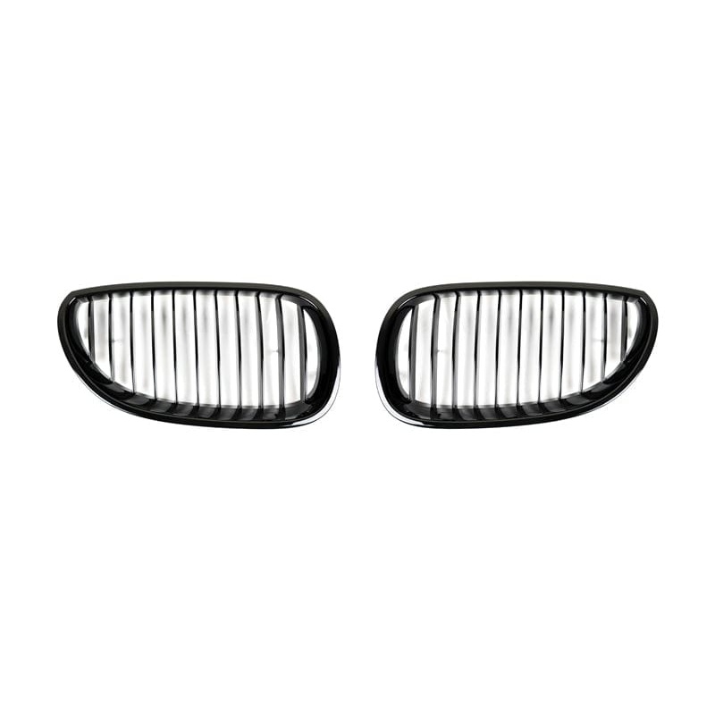AutoTecknic Gloss Black Front Grille Set – E60 5-Series | M5