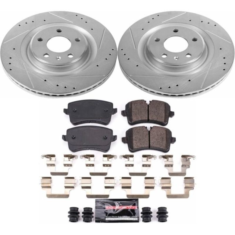 PowerStop Power Stop 2012 Audi A7 Quattro Rear Z23 Evolution Sport Brake Kit