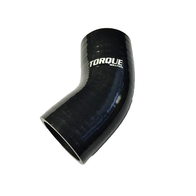 Torque Solution 45 Degree 2″ Silicone Elbow (TS-CPLR-45D2BK)