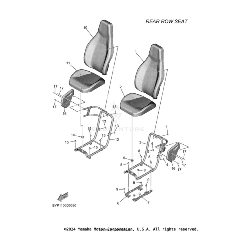 Front Stay 2 by Yamaha