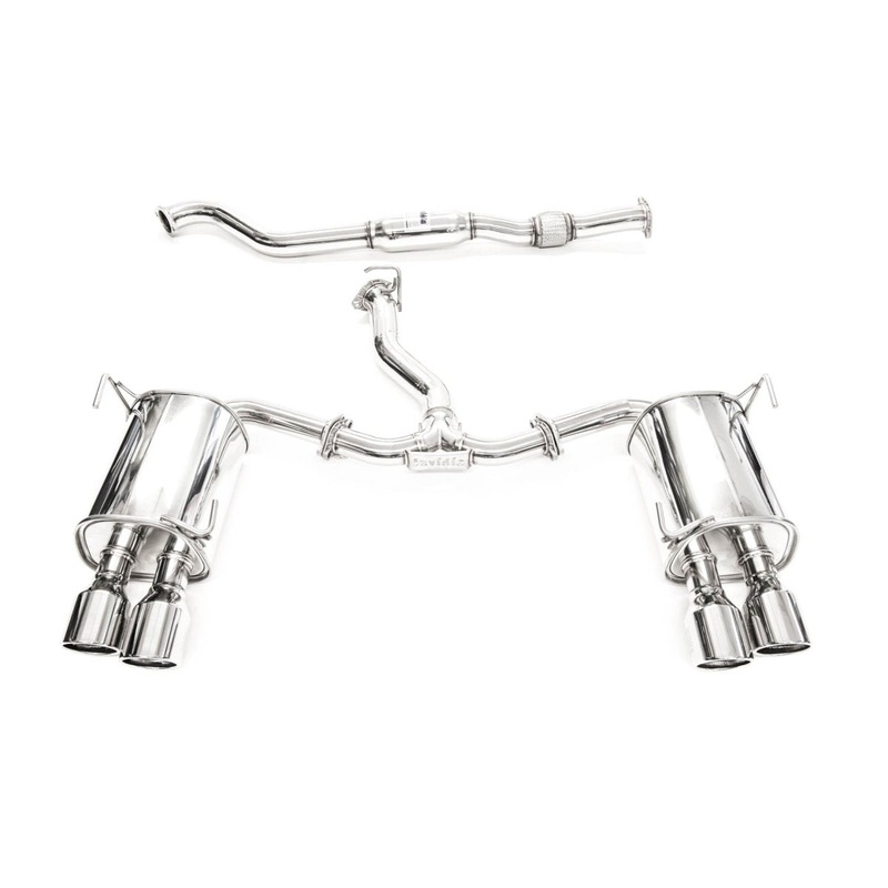 Invidia [22-25 WRX] Q300 Rolled Stainless Steel Tip Cat-Back Exhaust | HS22WRXG3S