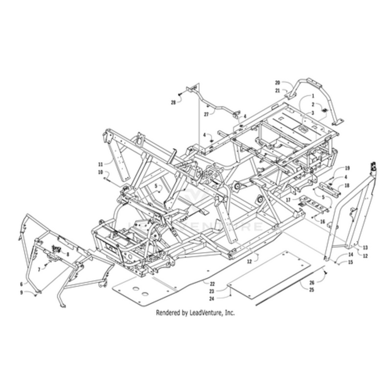 Overhead Support – Left by Arctic Cat