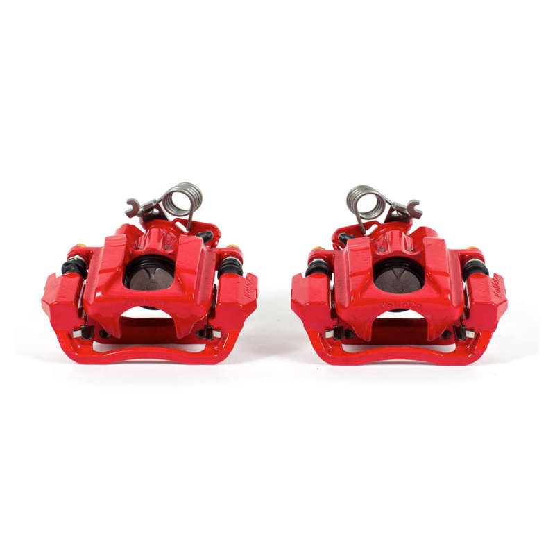 Power Stop 11-16 Ford Explorer Rear Red Calipers w/Brackets – Pair
