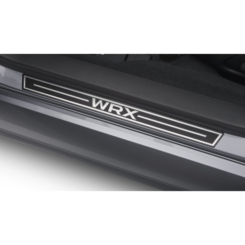 Subaru OEM 15-25 WRX, WRX Logo Door Sill Plates | E101SVA001