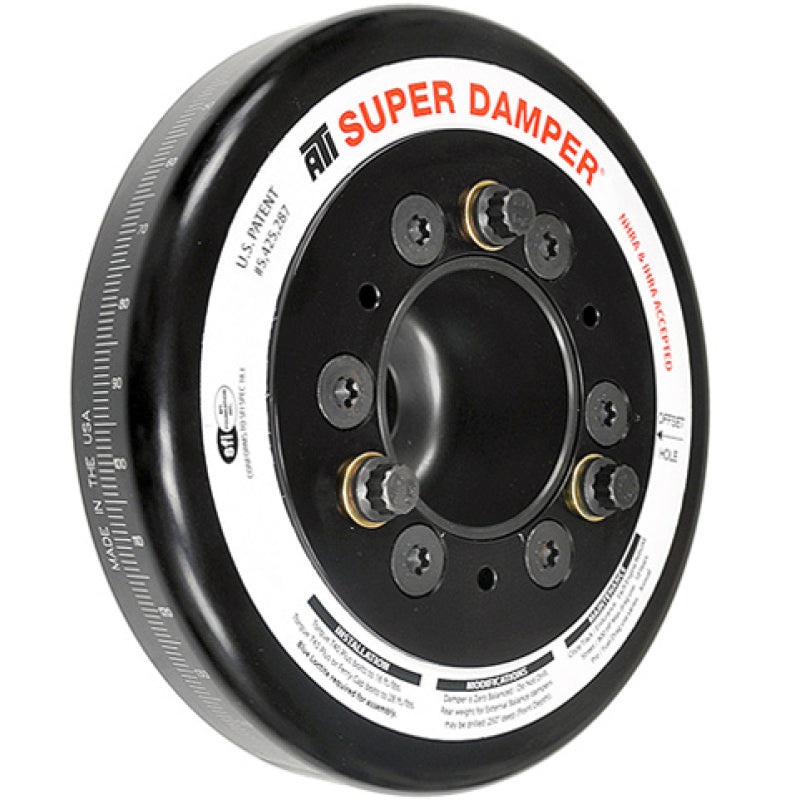 ATI Damper – 7.074in – Alum LW – Honda K20 – Race Only – No Belt Drives