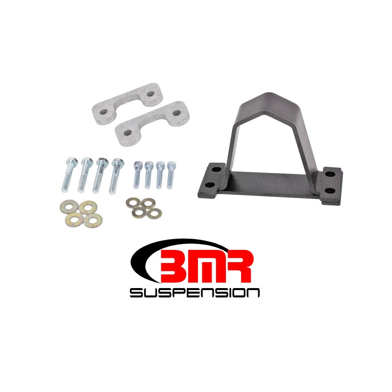 BMR 16-17 6th Gen Camaro Front Driveshaft Safety Loop – Black Hammertone