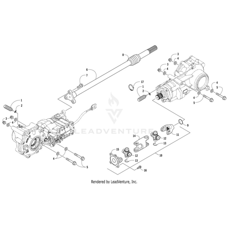 Yoke, Rear Slip – Assembly By Arctic Cat