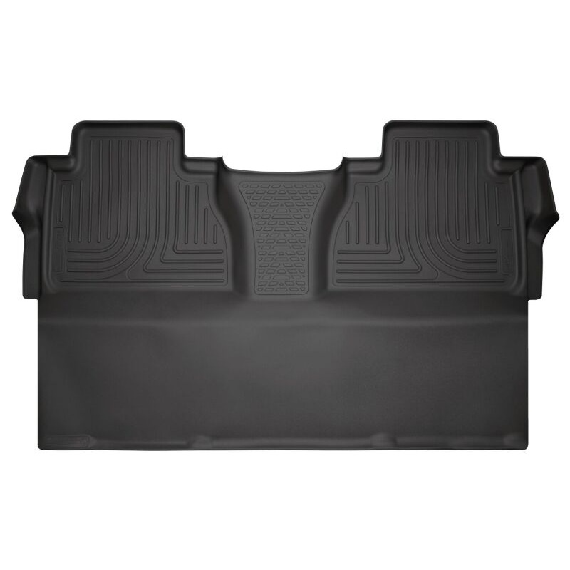 Husky Liners 14-15 Toyota Tundra CrewMax Cab Pickup Weatherbeater Black 2nd Seat Floor Liners