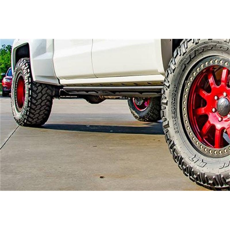 N-Fab RKR Rails 16-17 Toyota Tacoma Double Cab – Tex. Black – 1.75in