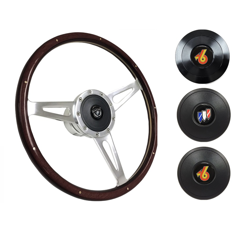 1969-89 Buick Steering Wheel Kit | Deluxe Espresso Wood | ST3053A