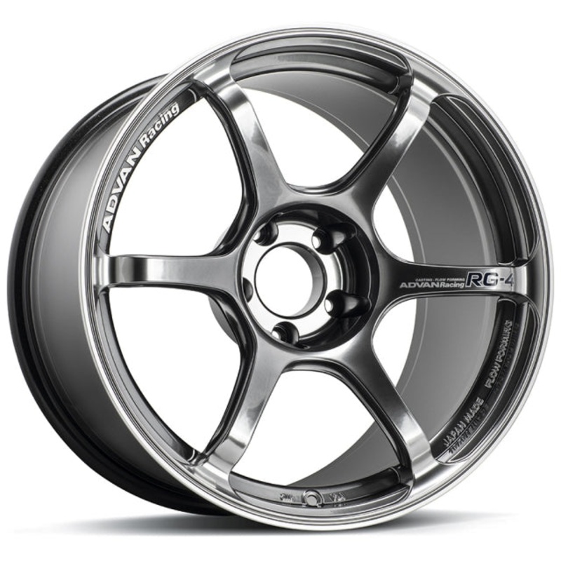 Advan RG-4 Wheel – 17×7.5 +30 | 4×100 | Racing Hyper Black & Ring