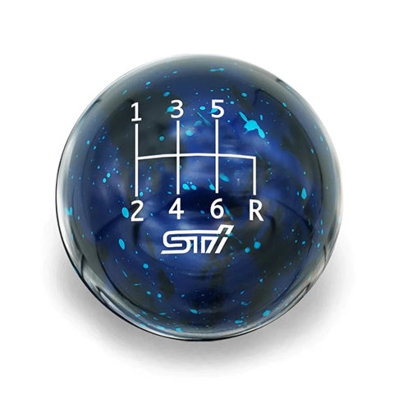 Billetworkz Cosmic Space Shift Knob – 6 Speed STI Engraving | 2004-2021 Subaru WRX STI (BW-KNB-STI6-SSTI)