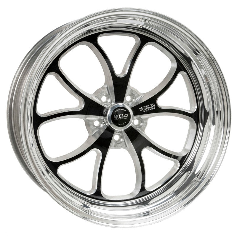 Weld S76 20×17.5 / 5×4.75 BP / 7.8in. BS Black Wheel (High Pad) – Non-Beadlock