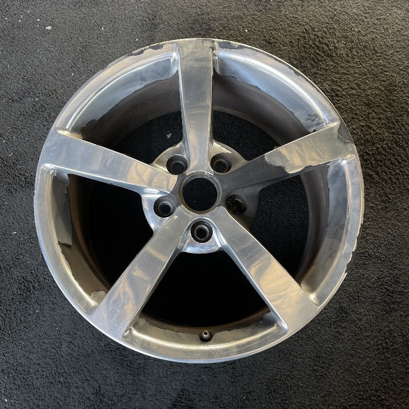 18″ CORVETTE 08-10 18×8.5 frt 5 single spoke polished opt QG7 Original OEM Wheel Rim