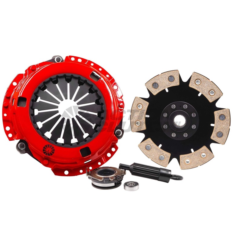 Action Clutch Stage 6 Iron Button 6-Puck Rigid Clutch Kit | 2002-2005 Lexus IS300 3.0L W58 (ACR-0791)