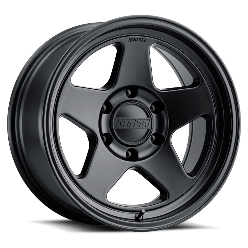 Kansei K12MB Knp 17×8.5in / 6×135 BP / -10mm Offset / 87.1mm Bore – Matte Black Wheel