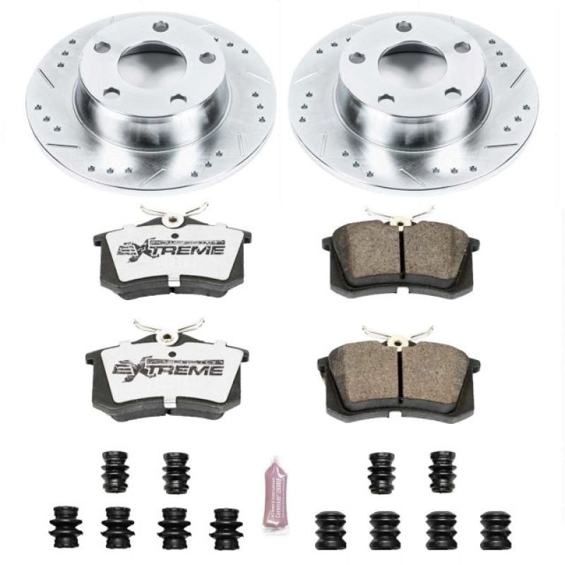 PowerStop Power Stop 99-04 Audi A6 Quattro Rear Z26 Street Warrior Brake Kit