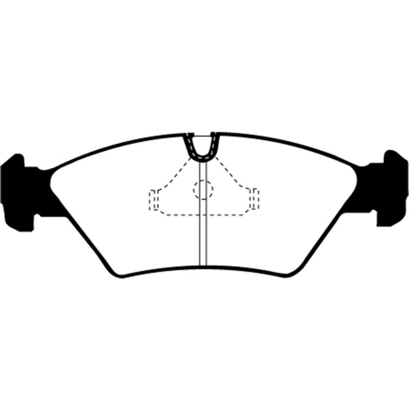 EBC 87-91 BMW M3 2.3 (E30) Yellowstuff Front Brake Pads