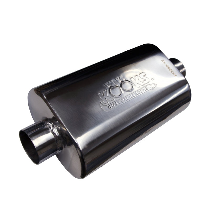 Kooks Universal 2 1/2in Center/Center Oval Muffler (4x8x12)