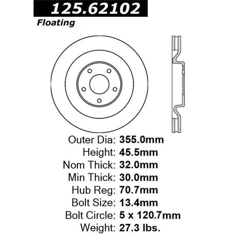Stoptech 06-10 Corvette (Z06) / 10 Corvette Grand Sport Front Premium High Carbon Cryo Rotor