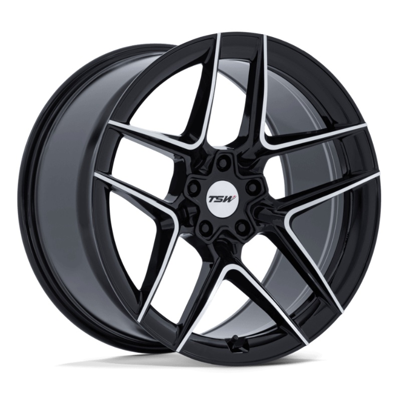 19×10.5 TSW Slipstream Gloss Black w/ Machined Face