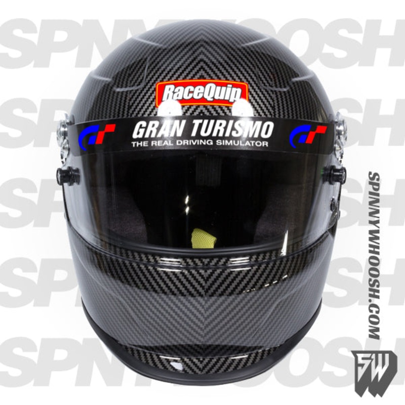 Racing helmet visor strips – Gran Turismo