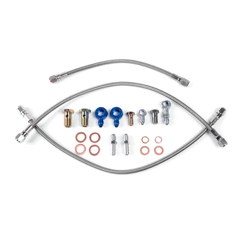 TD05HR Upgrade to Garrett GT30 GT35 Turbos on Mitsubishi EVO 4 – EVO 9 Oil Water Line Kit